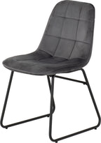 Pair of Lukas Velvet Dining Chairs