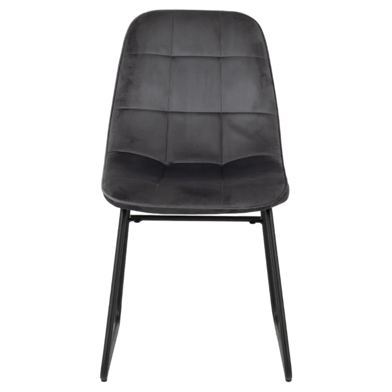 Avery Extending Dining Table with 4 Lukas Velvet Dining Chairs