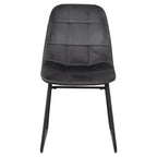 Athens Round Dining Table with 4 Lukas Velvet Dining Chairs