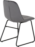 Pair of Lukas Velvet Dining Chairs
