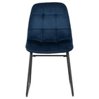 Avery Extending Dining Table with 4 Lukas Velvet Dining Chairs