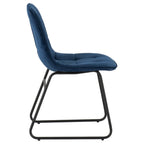 Avery Extending Dining Table with 4 Lukas Velvet Dining Chairs