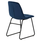 Avery Extending Dining Table with 4 Lukas Velvet Dining Chairs