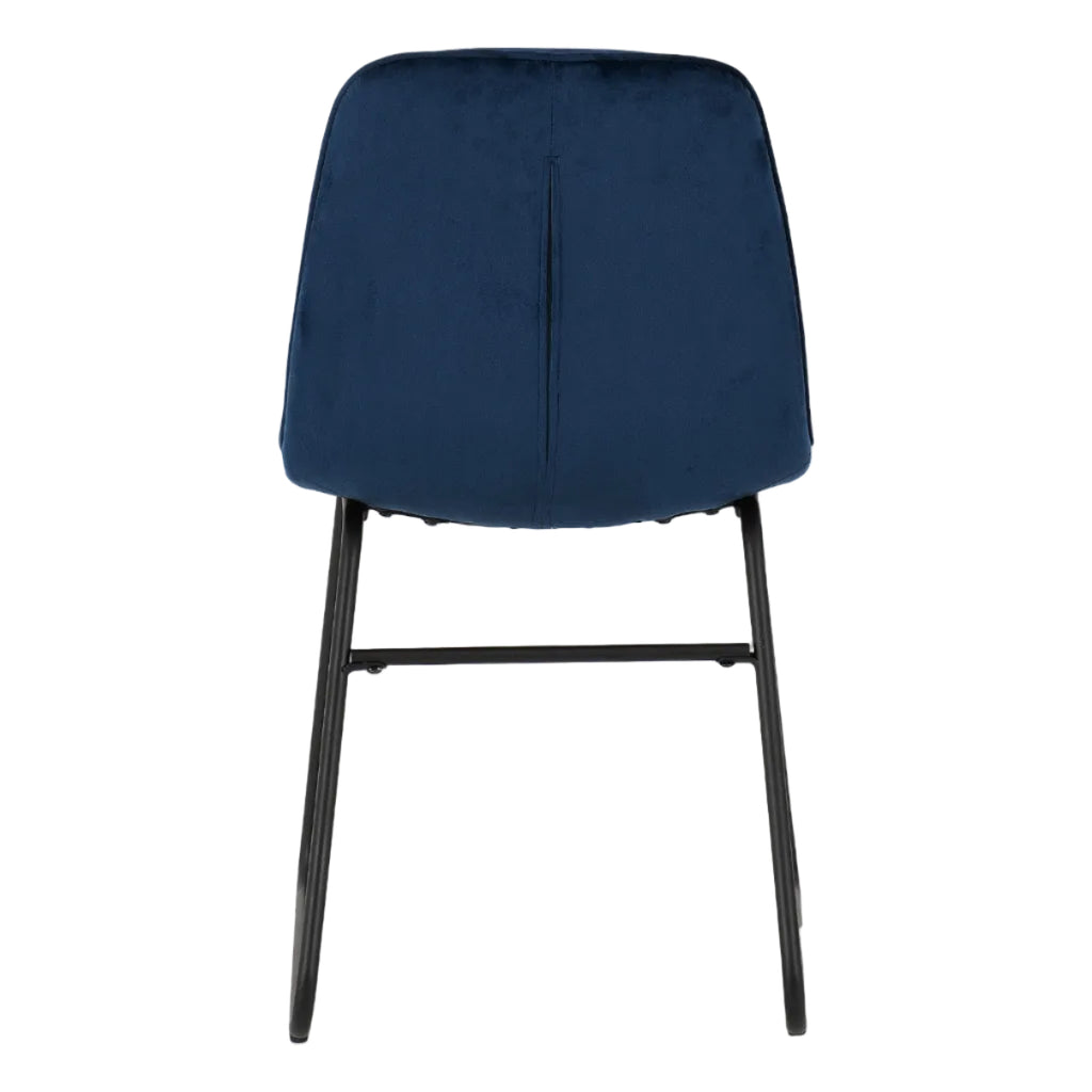 Avery Extending Dining Table with 4 Lukas Velvet Dining Chairs