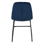 Avery Extending Dining Table with 4 Lukas Velvet Dining Chairs