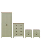 Lancaster 3 Door Wardrobe 4 Piece Bedroom Set