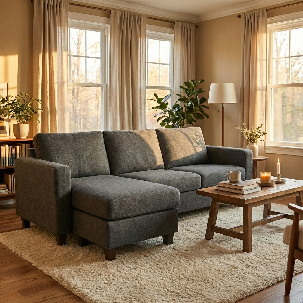 Mathew Left Hand Chaise Sofa