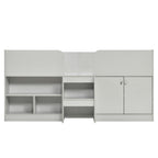 Nova Low Sleeper Children's Bed Frame with Shelves