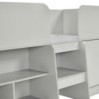 Nova Low Sleeper Children's Bed Frame with Shelves