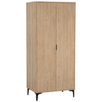 Miami Ridged 2 Door Fluted Double Wardrobe