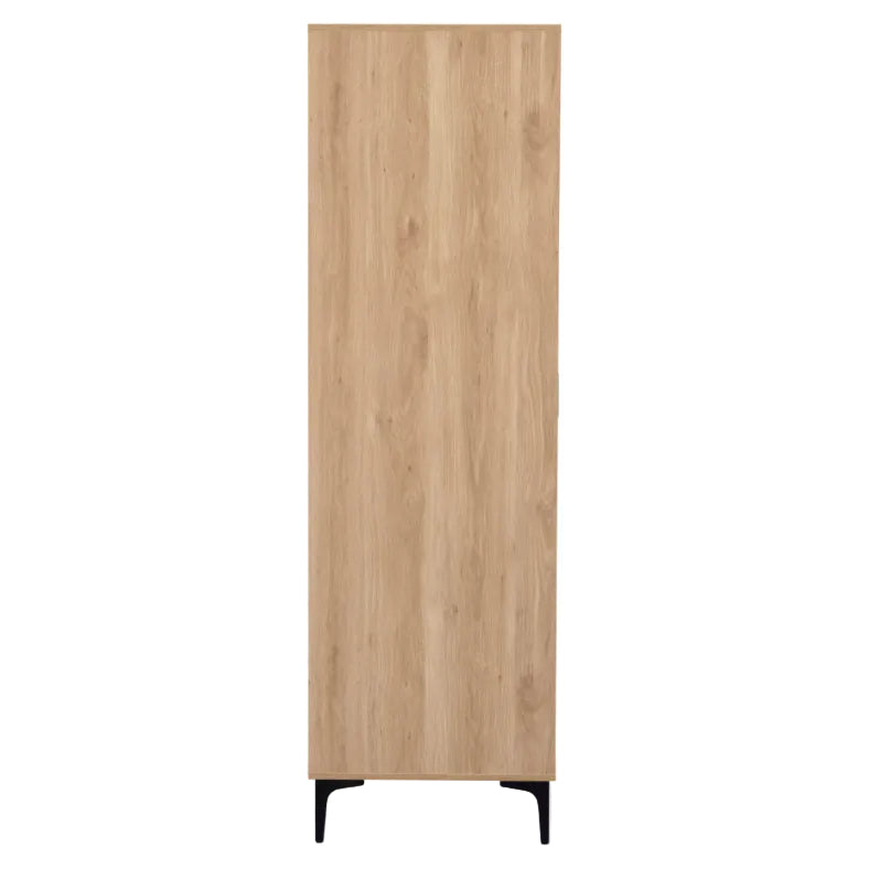 Miami Ridged 2 Door Fluted Double Wardrobe
