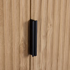 Miami Ridged 2 Door Fluted Double Wardrobe