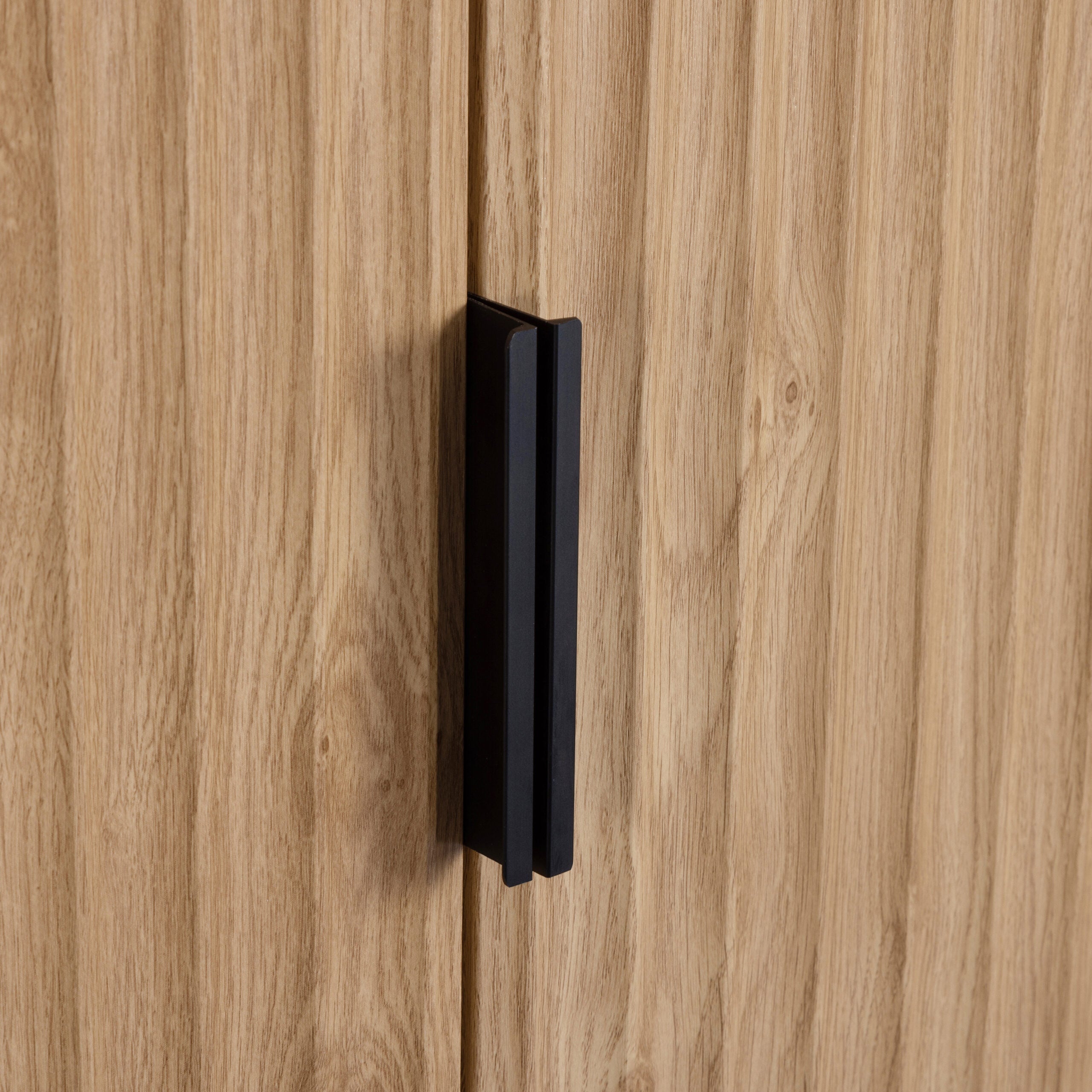 Miami Ridged 2 Door Fluted Double Wardrobe