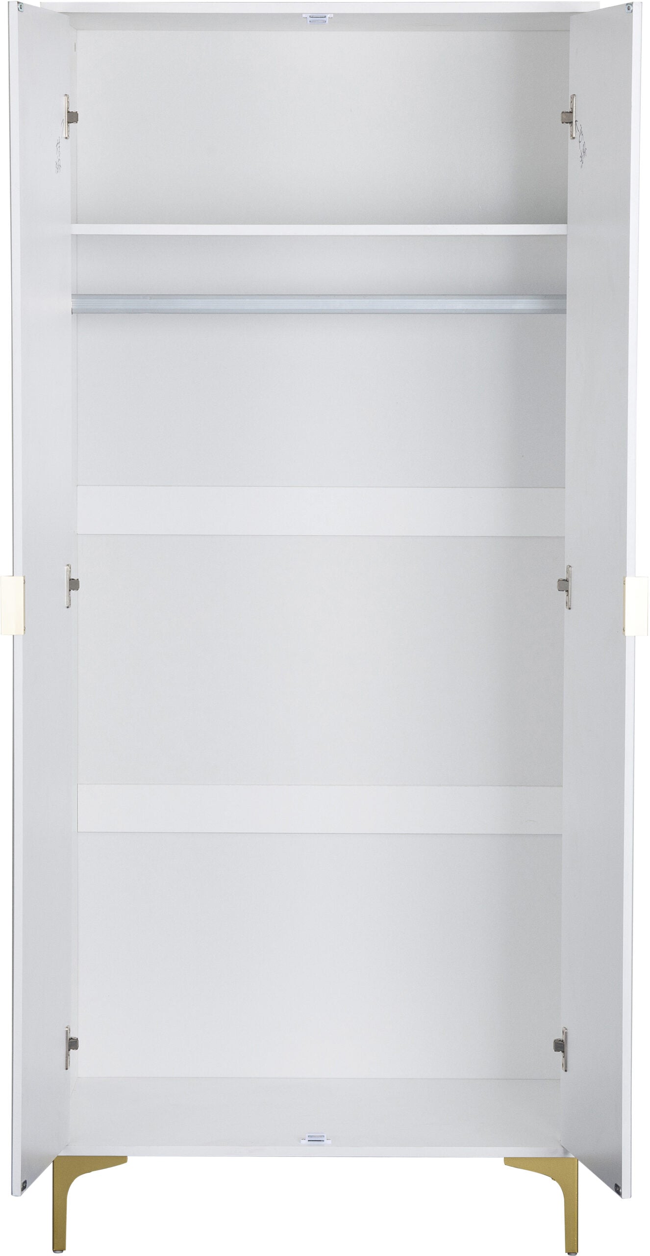 Miami Ridged 2 Door Fluted Double Wardrobe