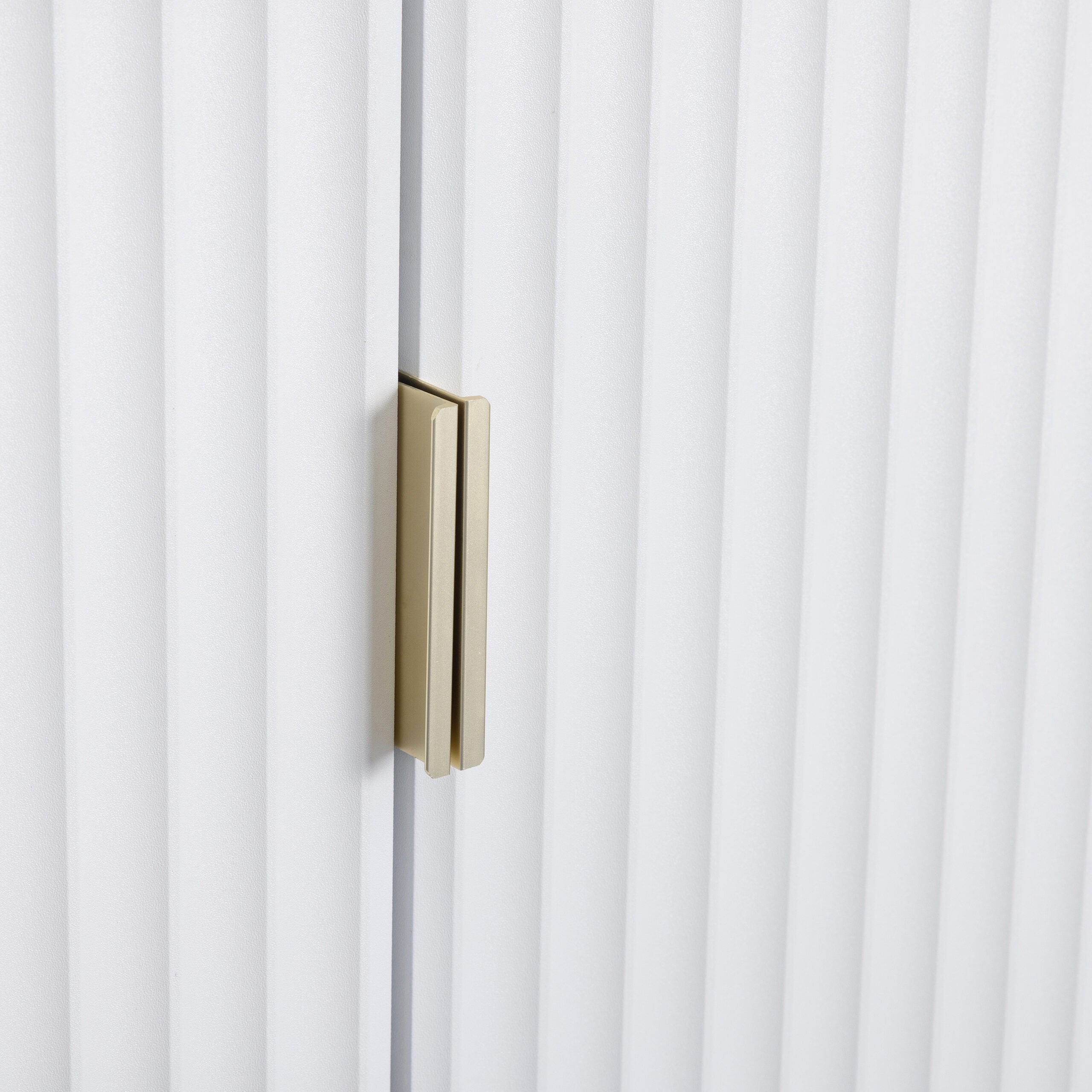 Miami Ridged 2 Door Fluted Double Wardrobe
