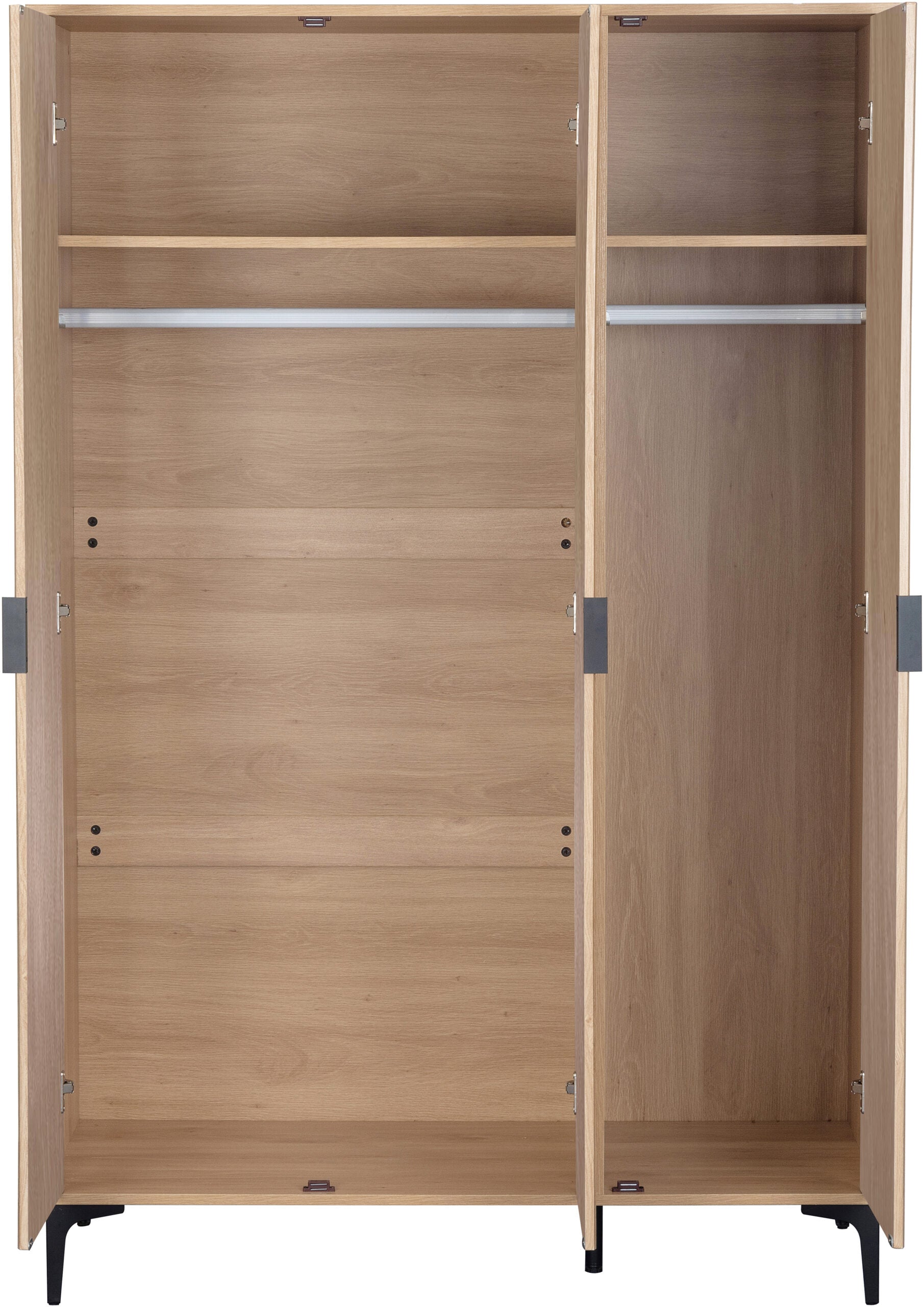 Miami Ridged 3 Door Fluted Triple Wardrobe