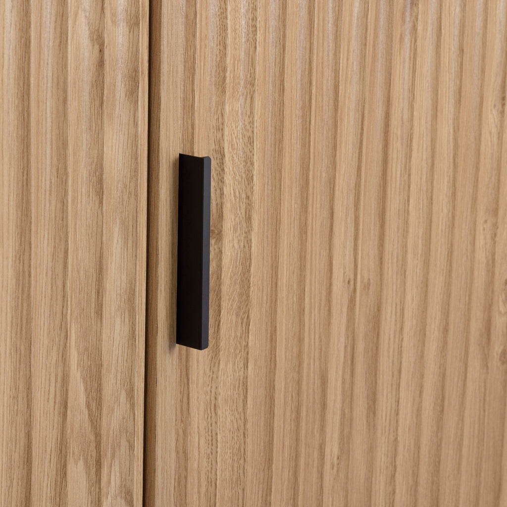 Miami Ridged 3 Door Fluted Triple Wardrobe