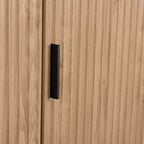 Miami Ridged 3 Door Fluted Triple Wardrobe