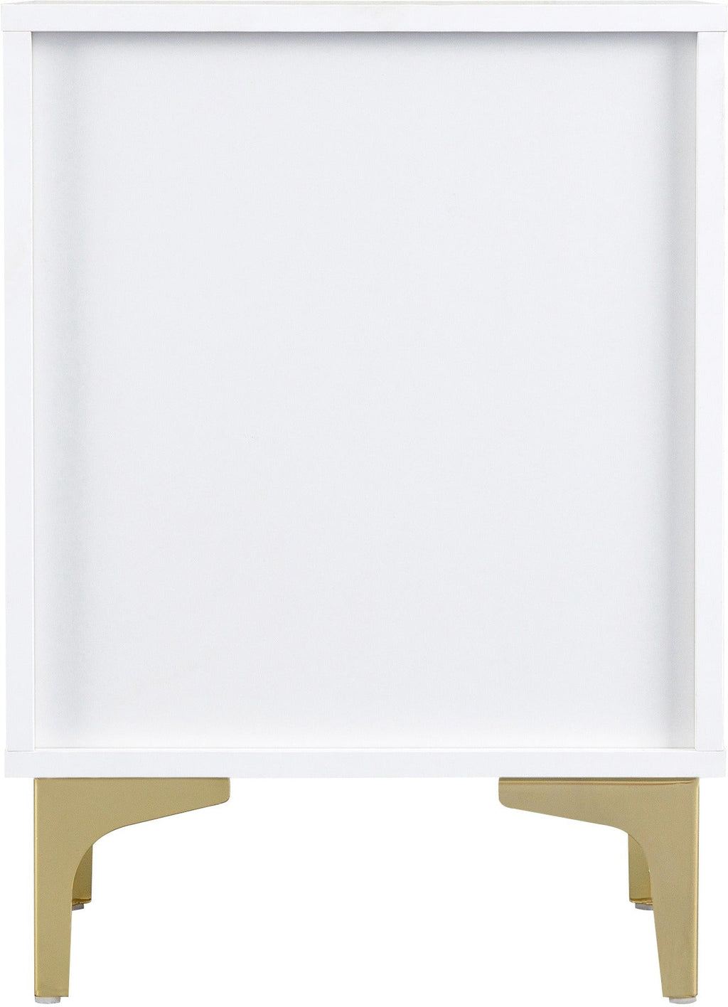 Miami Ridged 3 Drawer Fluted Bedside Table