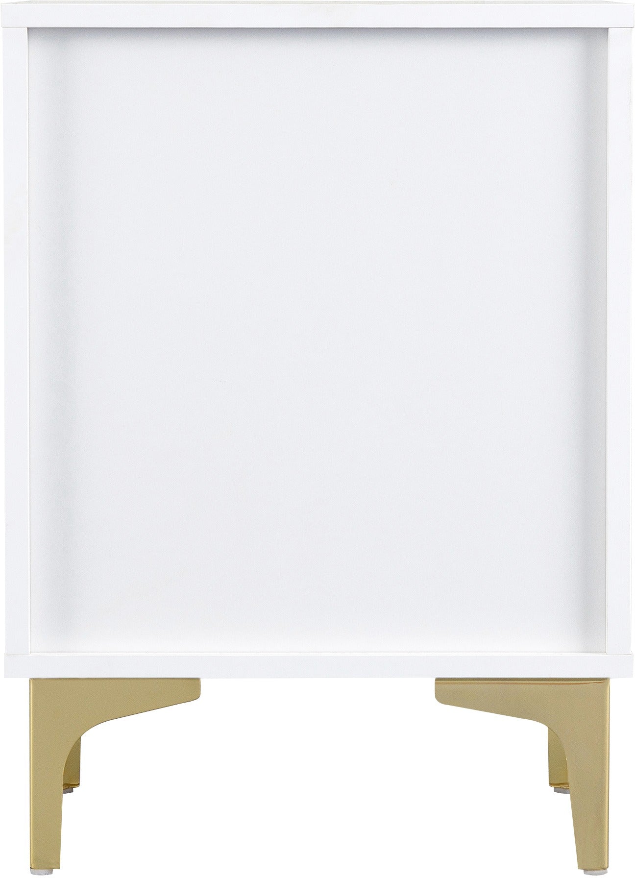 Miami Ridged 3 Drawer Fluted Bedside Table