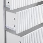 Miami Ridged 3 Drawer Fluted Chest of Drawers