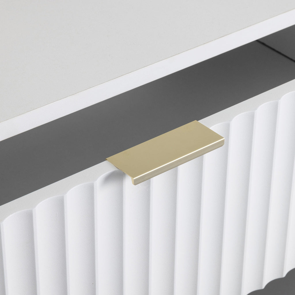 Miami Ridged 3 Drawer Fluted Chest of Drawers