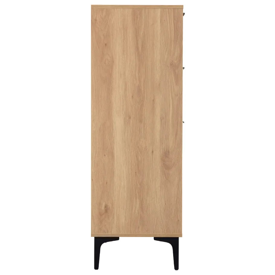 Miami Ridged 3+2 Drawer Fluted Chest of Drawers