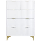 Miami Ridged 3+2 Drawer Fluted Chest of Drawers