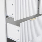 Miami Ridged 3+2 Drawer Fluted Chest of Drawers