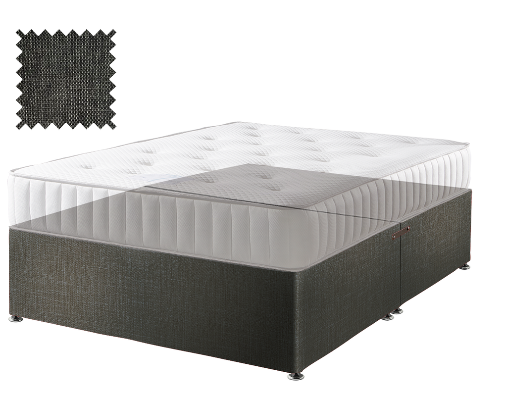 Linoso Charcoal Contract Divan