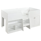Nova Low Sleeper Children's Bed Frame with Shelves
