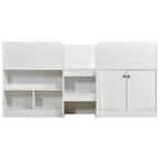 Nova Low Sleeper Children's Bed Frame with Shelves