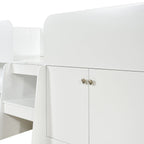 Nova Low Sleeper Children's Bed Frame with Shelves