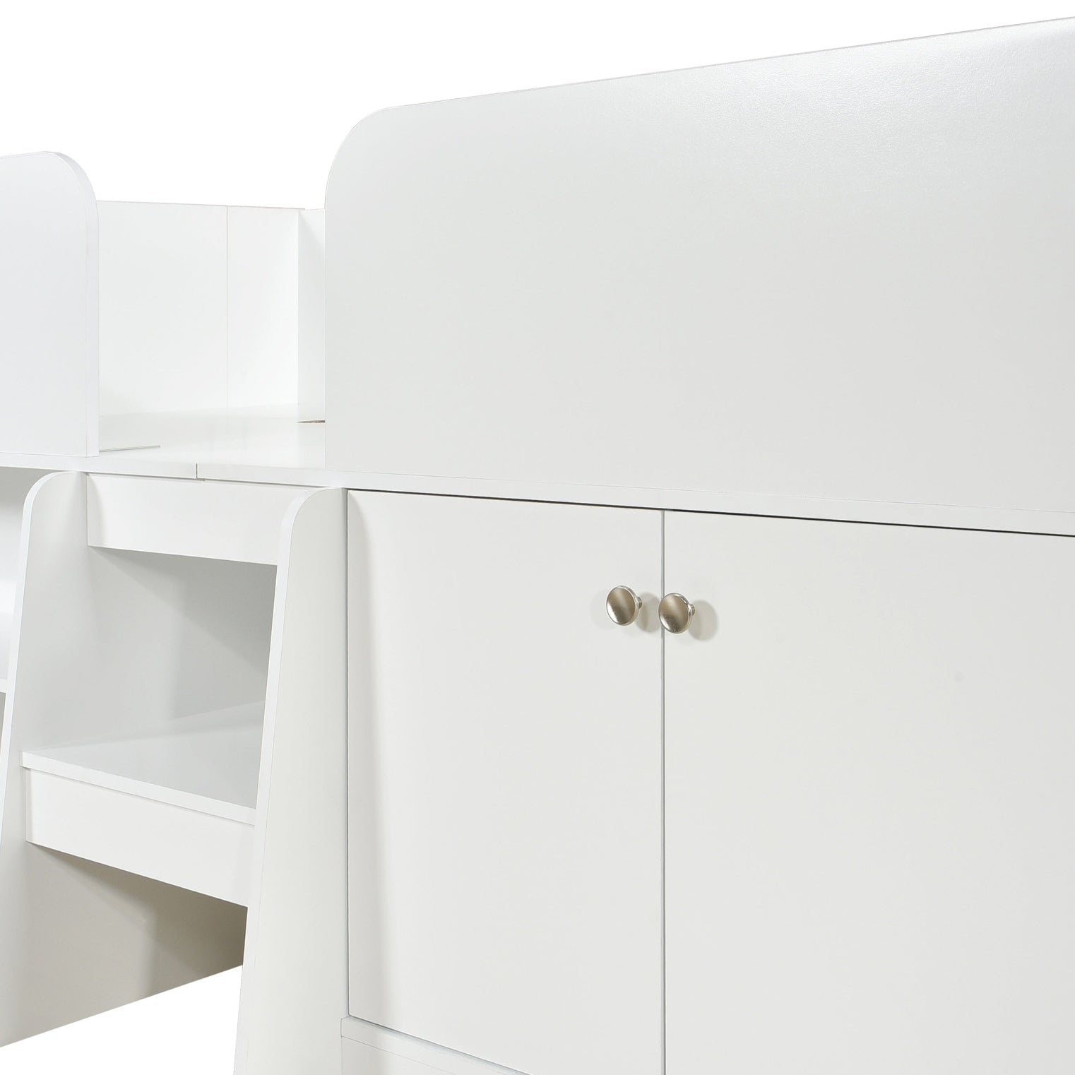 Nova Low Sleeper Children's Bed Frame with Shelves
