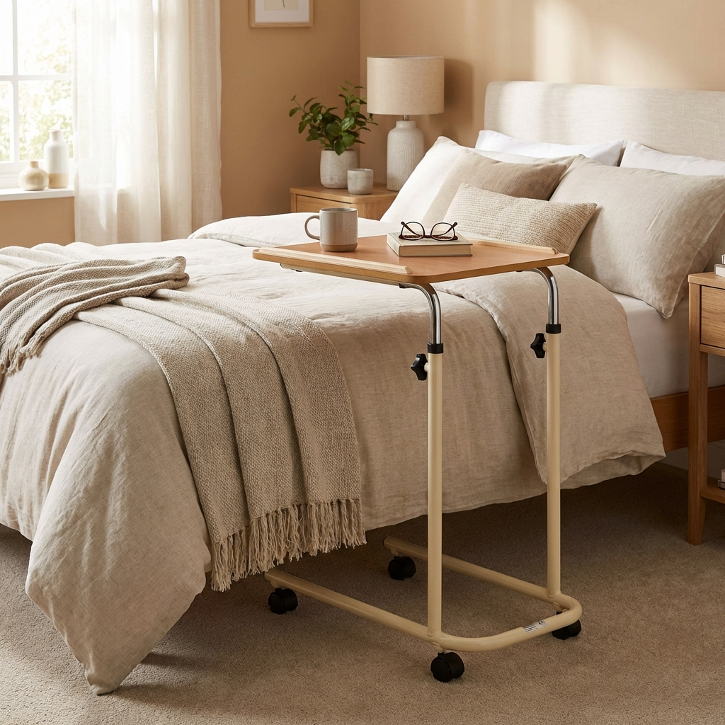 Marley Over Table with Wheels