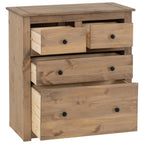 Panama 2+2 Drawer Chest of Drawers
