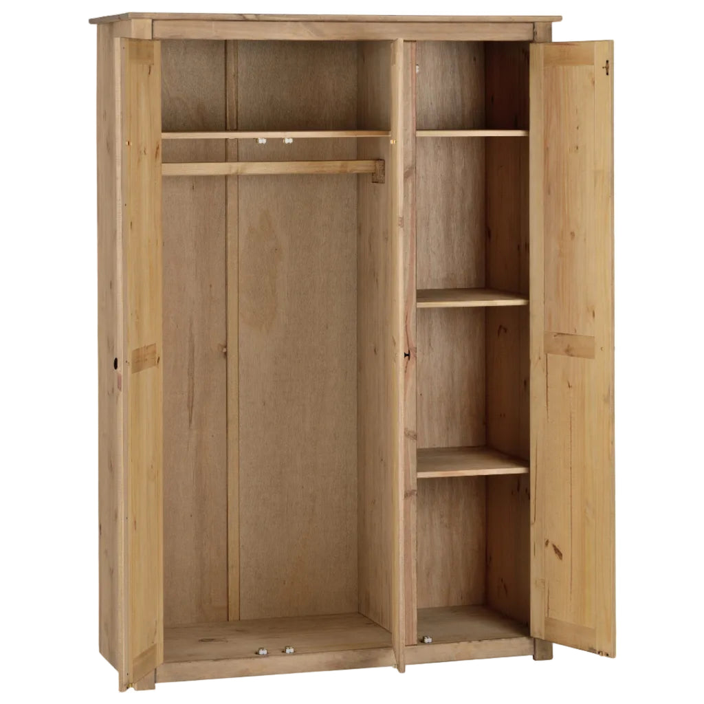 Panama 3 Door Triple Wardrobe