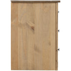 Panama 3 Drawer Bedside Table