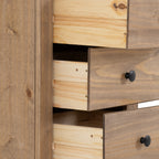 Panama 3 Drawer Bedside Table