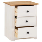 Panama 3 Drawer Bedside Table