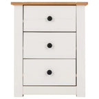 Panama 3 Drawer Bedside Table
