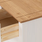 Panama 3 Drawer Bedside Table