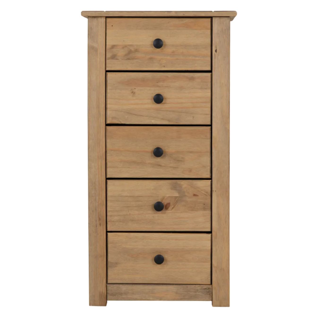 Panama 5 Drawer Narrow Tallboy Chest of Drawers