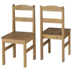 Panama Square Dining Table Set with 4 Chairs