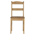 Panama Square Dining Table Set with 4 Chairs