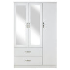 Paddington 3 Door 2 Drawer Mirrored Wardrobe