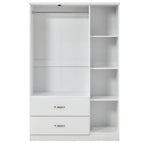 Paddington 3 Door 2 Drawer Mirrored Wardrobe