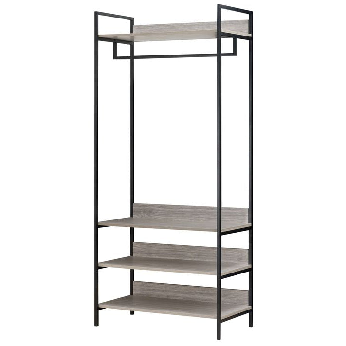 Alva Open Wardrobe with 2 Drawers 3 Piece Bedroom Set