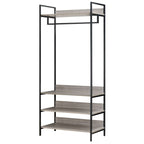 Alva Open Wardrobe with 2 Drawers 3 Piece Bedroom Set