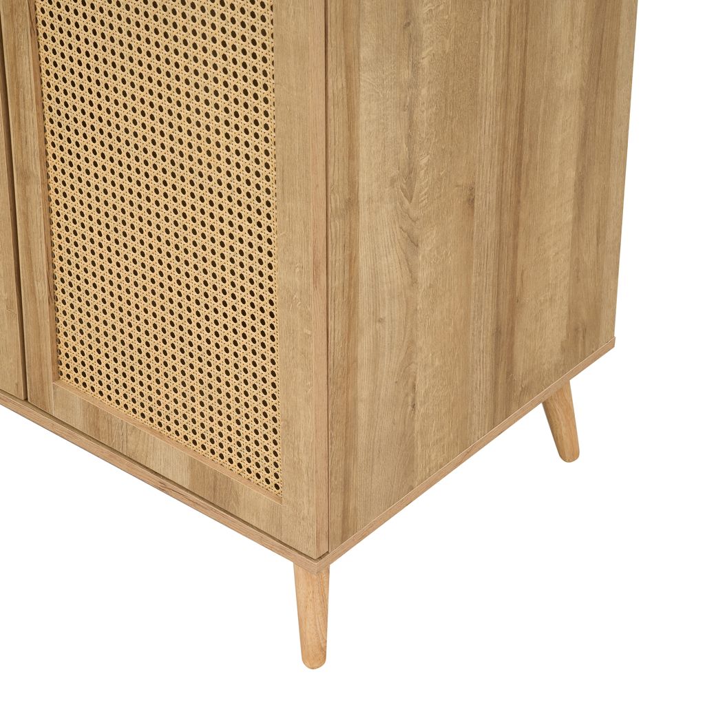 Manila Rattan 7 Drawer Chest 3 Piece Bedroom Set